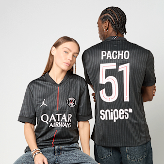 Jordan, Pacho / No. 51 / PSG Jordan Fourth Stadium 2025/26, blauw