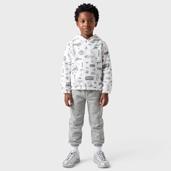 Nike, Sportswear All Over Print Fleece 2-Piece Set, multi-colour