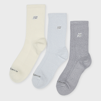 New Balance, 3 PACK - Grey Patch Logo Seasonal Midcalf, multi-colour