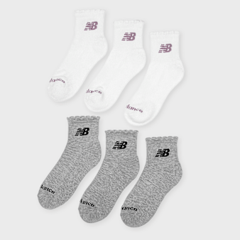 New Balance, 6 PACK - Lettuce Edge Seasonal Ankle, multi-colour