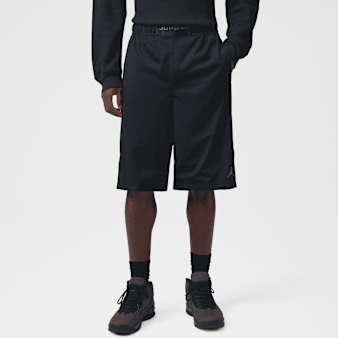 Jordan, Brooklyn Mesh Cat Scratch Shorts, black