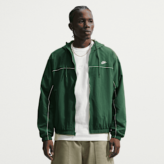 Nike  , Club Hooded Jacket, green