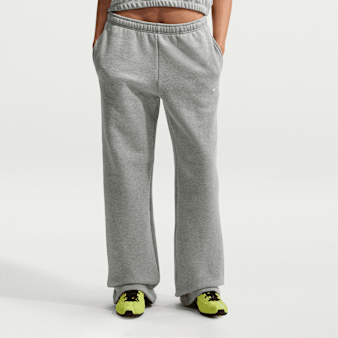 Nike  , Studio Fleece Mid-Waist Open-Hem Pant, grey