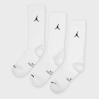 Jordan, 3 PACK - Everyday Elevated Crew, white