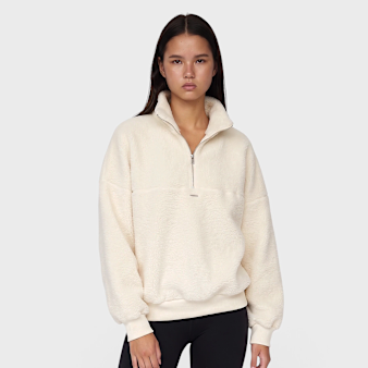 aim'n, Pile Half Zip, beige