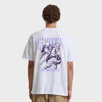 Mister Tee, Chosen To Defend Oversize Tee, white