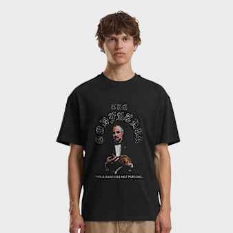 Mister Tee, The Godfather not Personal Loose Tee, black
