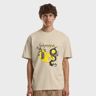 Mister Tee, Wu Tang Dragon Oversize Tee, beige