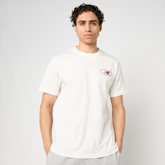 New Balance, Oval T-Shirt, white