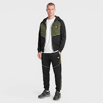 Sergio Tacchini, Prota Tracksuit black/forest night, beige