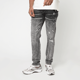 2Y STUDIOS, Pedro Ripped Slim Fit Jeans, grey