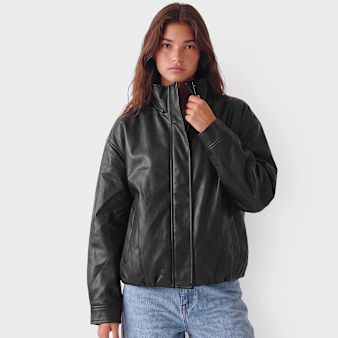 Decibel, Stand-Up Collar Jacket, black