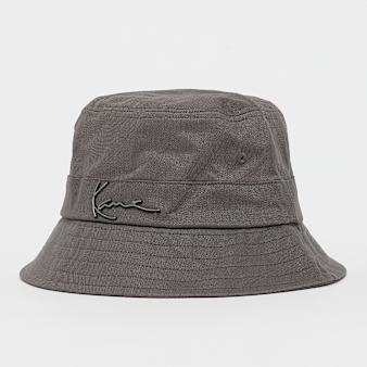 Karl Kani, Metal Signature Bucket Hat, grey