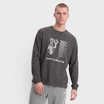 New Balance, Nocturnal Run Long Sleeve, grey