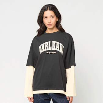 Karl Kani, College Oversized Layered Longsleeve, black
