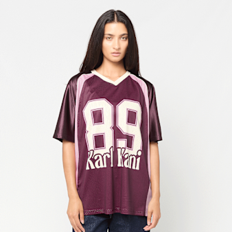 Karl Kani, OG 89 Round Serif Football Jersey, multi-colour
