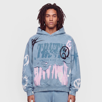 Smoke Rise, Truth Hoodie, blue