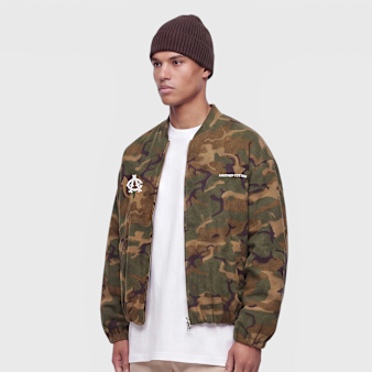 Another Cotton Lab, Another Camo Pattern Bomber Jacket, camouflage