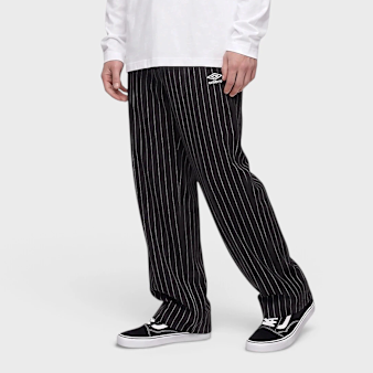 Umbro, Pinstripe Relaxed Pant, black