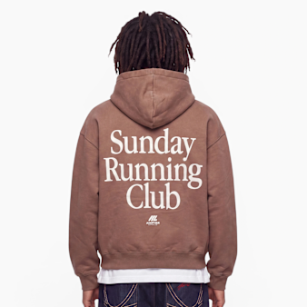 Another Cotton Lab, SRC Washed Hoodie, brown