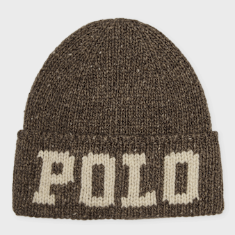 Polo Ralph Lauren, Knit Tweed Polo Bean, brown