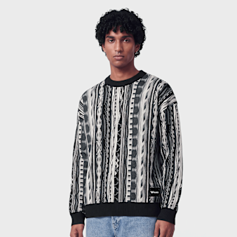 Colucci, Flatknit Sweater, black