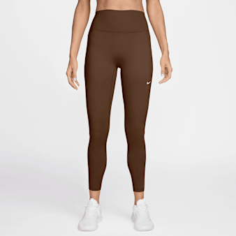 Nike, Dri-FIT One High Rise 7/8 Tight Useam, brown