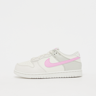 Nike, Dunk Low Children sail/pink rise/phantom/light bone, light pink