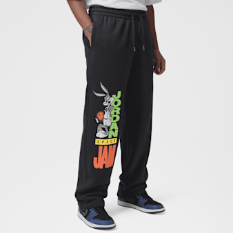 Nike, Brooklyn Space Jam Fleece Cuffed Pants, black