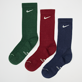 Nike, 3 PACK - Everyday Elevated Crew Socks, multi-colour