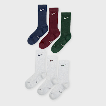 Nike, 6 PACK - Everyday Elevated Crew, multi-colour