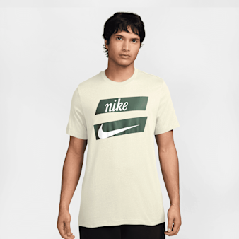 Nike, Sportswear Studio Club Conect Brand Tee, beige