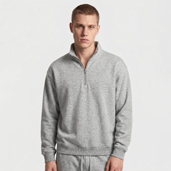 Urban Classics, Fluffy Loose Fit Troyer, grey