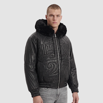 Smoke Rise, Eternal Drift Hooded Bomber, black