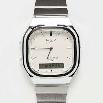 CASIO, AQ-240E-7A2EF, silver
