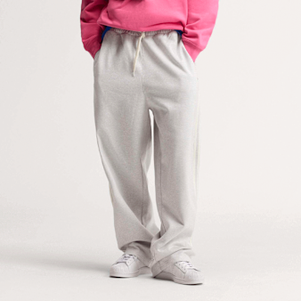 adidas Originals, adiSignature 3 Stripes Open Hem Sweatpants, grey