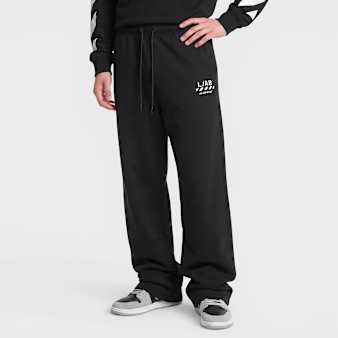 Off-White, Diagonal Open Hem Jogger Pants, black