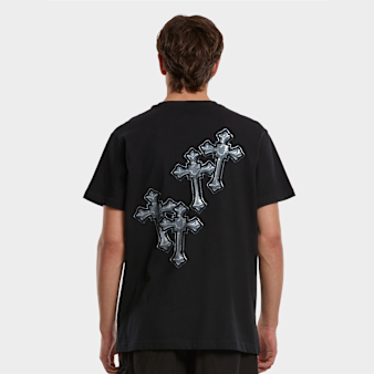 Mister Tee, Six Crosses Tee black, black