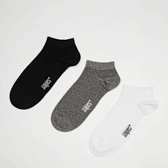 SNIPES, 3 PACK - No Show Socks, multi-colour