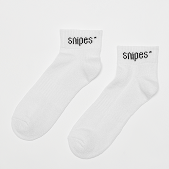 SNIPES, 3 PACK - Basic Ankle Socks, white