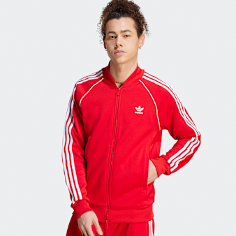 adidas Originals, Adicolor Superstar Track Jacket, red