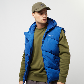 Karl Kani, Chest Signature Puffer Vest, blue