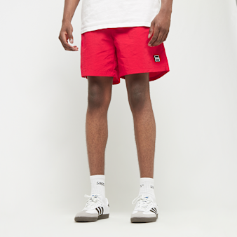 Urban Classics, Block Swim Shorts, red