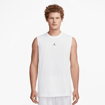 Jordan, Dri-Fit Sport Sleeveless Top, white