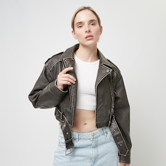 Karl Kani, OG Short Biker Jacket, grey