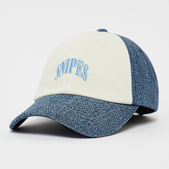 SNIPES, Serif Logo Contrast Panel Denim BBall Cap, blue