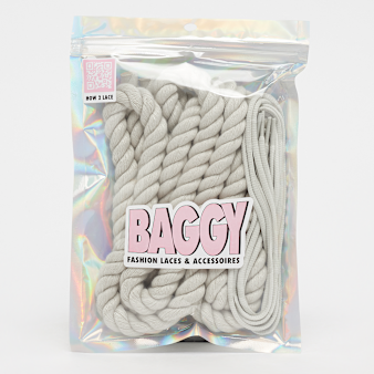 BAGGY, Rope Laces 14mm Set 140cm, grey