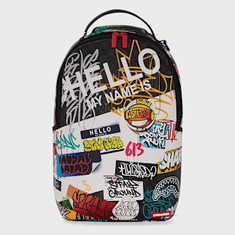 SPRAYGROUND, Tagged Up HMNI 14. Anniversary Bag, multi-colour