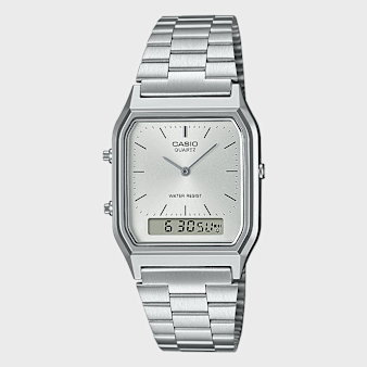 CASIO, AQ-230A-7AMQYES, silver