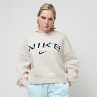 Nike, Sportswear Phoenix Fleece Oversized Crew Neck Sweater, beige